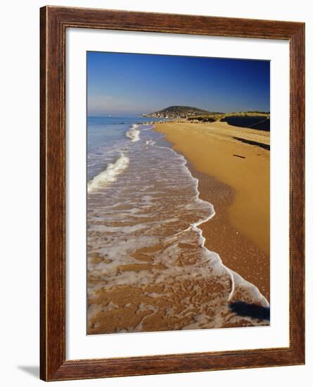 Houlgate from Beach at Pointe De Cabourg, Cote Fleurie, Calvados, Normandy, France, Europe-David Hughes-Framed Photographic Print