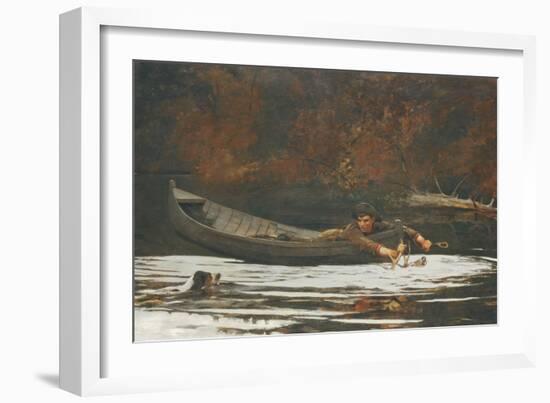 Hound and Hunter, 1892-Winslow Homer-Framed Giclee Print