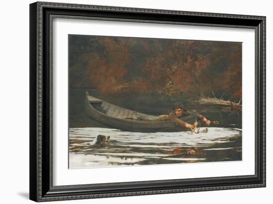 Hound and Hunter, 1892-Winslow Homer-Framed Giclee Print