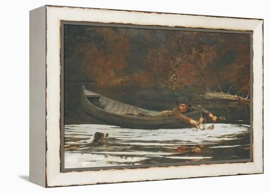 Hound and Hunter, 1892-Winslow Homer-Framed Premier Image Canvas