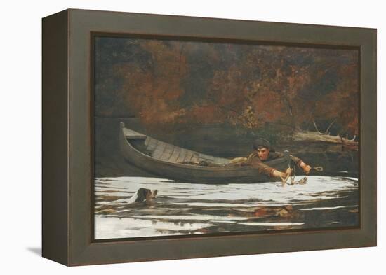 Hound and Hunter, 1892-Winslow Homer-Framed Premier Image Canvas