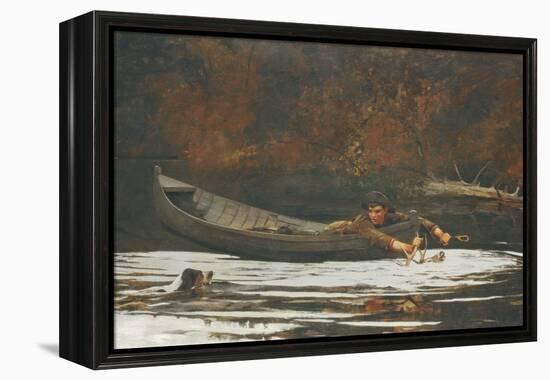 Hound and Hunter, 1892-Winslow Homer-Framed Premier Image Canvas