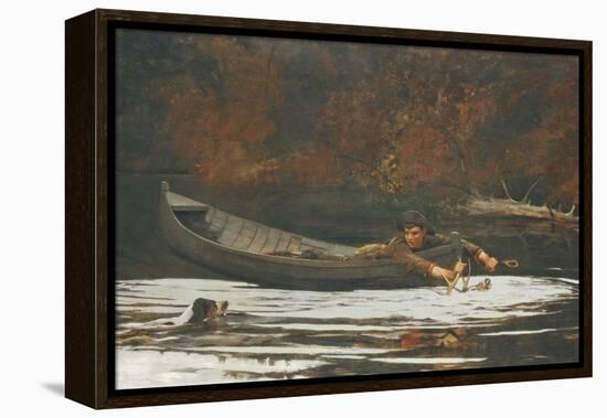 Hound and Hunter, 1892-Winslow Homer-Framed Premier Image Canvas