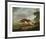 Hound Coursing a Stag-George Stubbs-Framed Premium Giclee Print