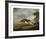 Hound Coursing a Stag-George Stubbs-Framed Premium Giclee Print