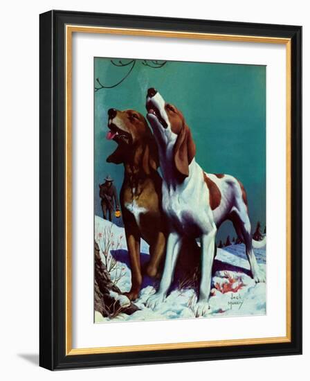 "Hound Dog,"December 9, 1939-Jack Murray-Framed Giclee Print