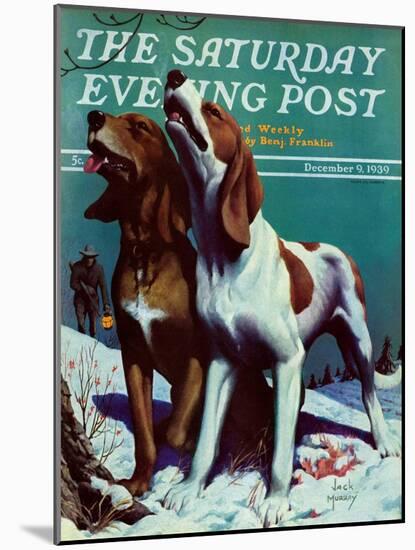 "Hound Dog," Saturday Evening Post Cover, December 9, 1939-Jack Murray-Mounted Giclee Print