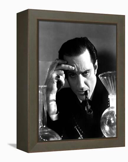 Hound of the Baskervilles, Basil Rathbone, 1939-null-Framed Stretched Canvas