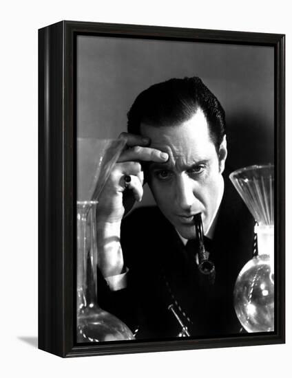 Hound of the Baskervilles, Basil Rathbone, 1939-null-Framed Stretched Canvas