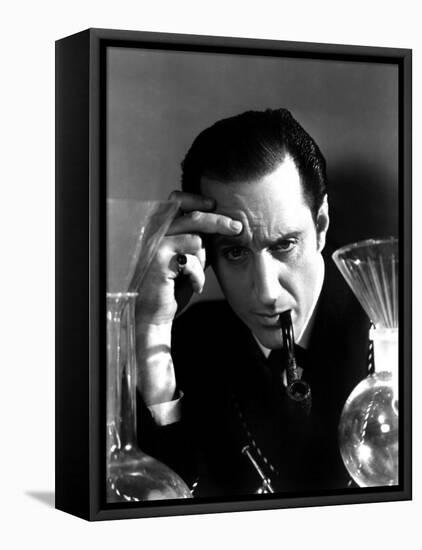 Hound of the Baskervilles, Basil Rathbone, 1939-null-Framed Stretched Canvas