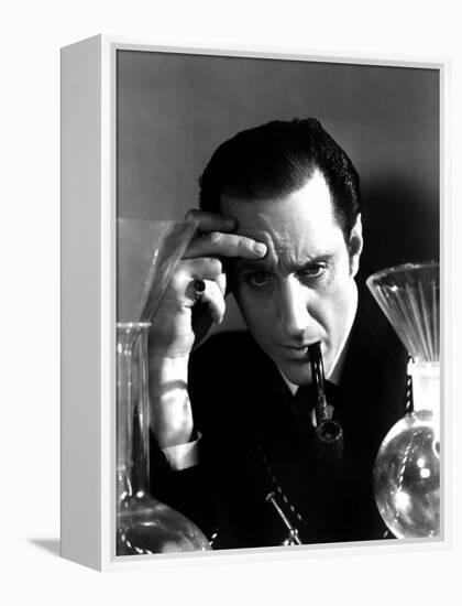 Hound of the Baskervilles, Basil Rathbone, 1939-null-Framed Stretched Canvas