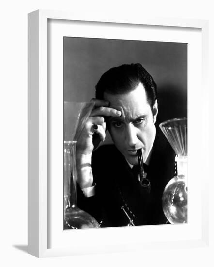 Hound of the Baskervilles, Basil Rathbone, 1939-null-Framed Photo