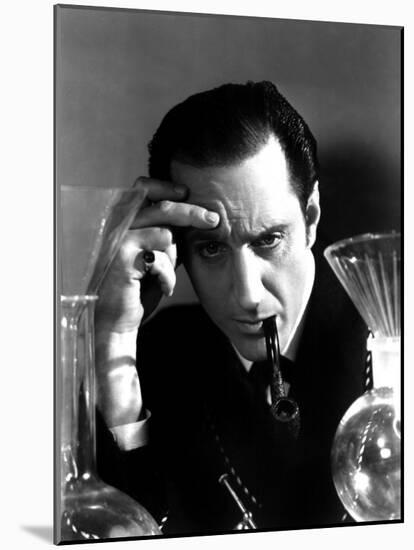 Hound of the Baskervilles, Basil Rathbone, 1939-null-Mounted Photo