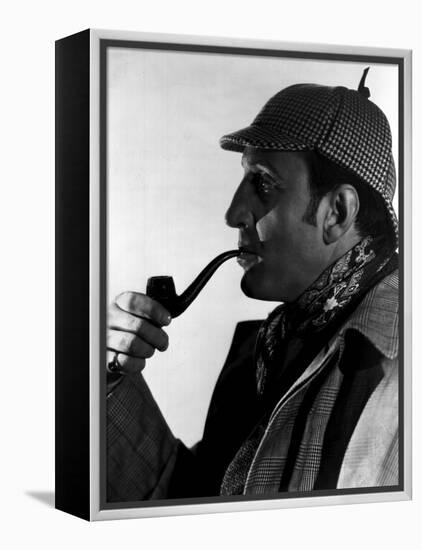 Hound of the Baskervilles Basil Rathbone as Sherlock Holmes, 1939-null-Framed Stretched Canvas