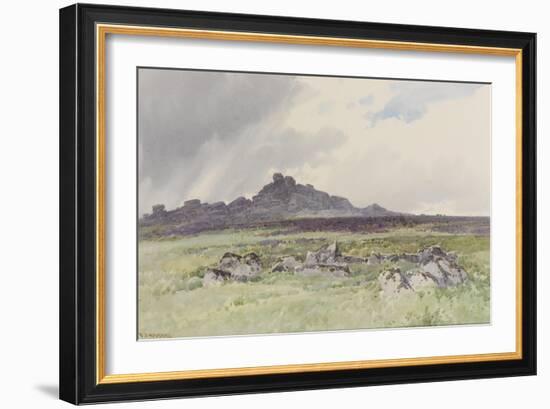 Hound Tor , C.1895-96-Frederick John Widgery-Framed Giclee Print