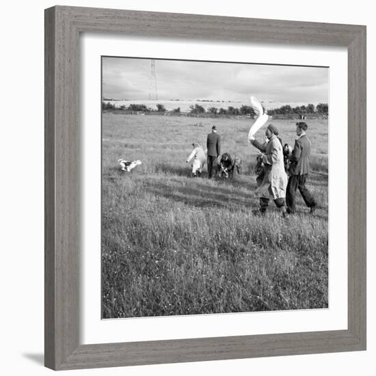 Hound Trailing, One of Cumbrias Oldest and Most Popular Sports, Keswick, 2nd July 1962-Michael Walters-Framed Photographic Print