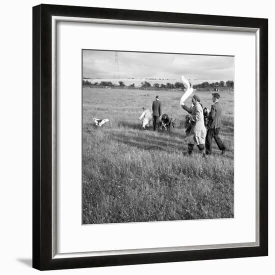 Hound Trailing, One of Cumbrias Oldest and Most Popular Sports, Keswick, 2nd July 1962-Michael Walters-Framed Photographic Print