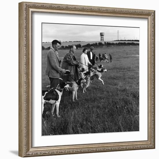 Hound Trailing, One of Cumbrias Oldest and Most Popular Sports, Keswick, 2nd July 1962-Michael Walters-Framed Photographic Print