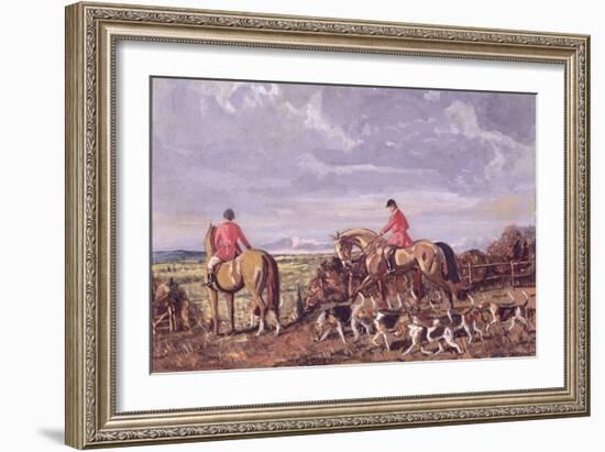 Hounds at the Hunt-William H. Parkinson-Framed Giclee Print