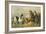 Hounds with a Hare-John Emms-Framed Premium Giclee Print