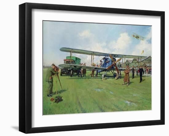 Hounslow Heath, 1979 (Oil on Canvas)-Terence Cuneo-Framed Giclee Print