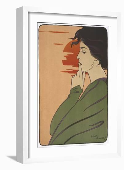 Hour of Silence-Henri Meunier-Framed Giclee Print