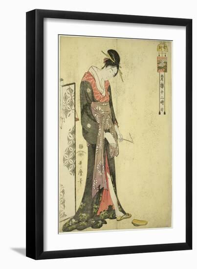 Hour of the Ox [2Am] (Ushi No Koku), C. 1794-Kitagawa Utamaro-Framed Giclee Print