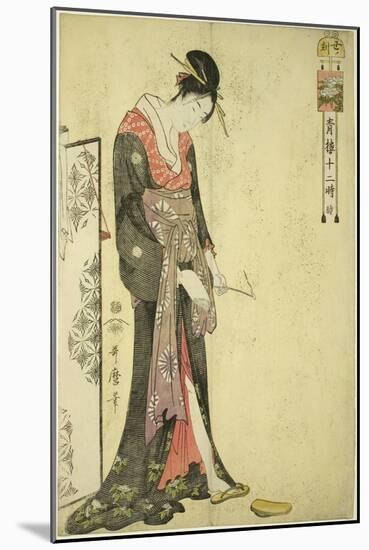 Hour of the Ox [2Am] (Ushi No Koku), C. 1794-Kitagawa Utamaro-Mounted Giclee Print