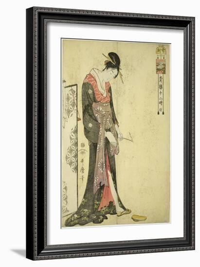 Hour of the Ox [2Am] (Ushi No Koku), C. 1794-Kitagawa Utamaro-Framed Giclee Print