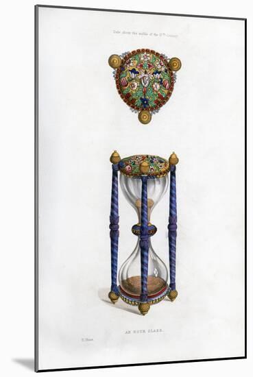 Hourglass, Mid-17th Century-Henry Shaw-Mounted Premium Giclee Print