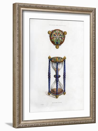 Hourglass, Mid-17th Century-Henry Shaw-Framed Giclee Print