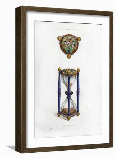 Hourglass, Mid-17th Century-Henry Shaw-Framed Giclee Print