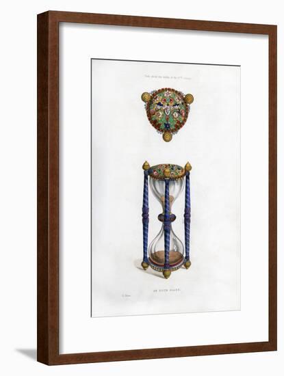 Hourglass, Mid-17th Century-Henry Shaw-Framed Giclee Print