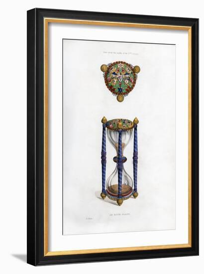 Hourglass, Mid-17th Century-Henry Shaw-Framed Giclee Print