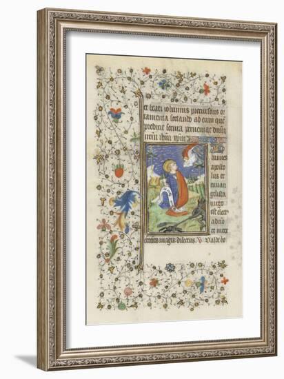 Hours for the Use of Troyes. St. John the Evangelist-null-Framed Giclee Print