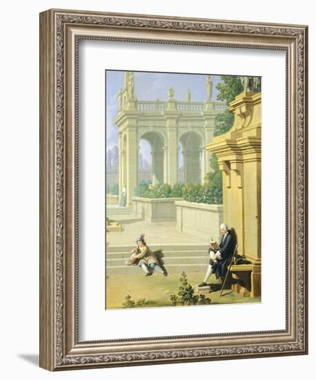 Hours of Day, Afternoon, 1753-1755-Giuseppe Zocchi-Framed Giclee Print