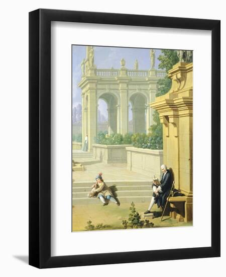 Hours of Day, Afternoon, 1753-1755-Giuseppe Zocchi-Framed Giclee Print