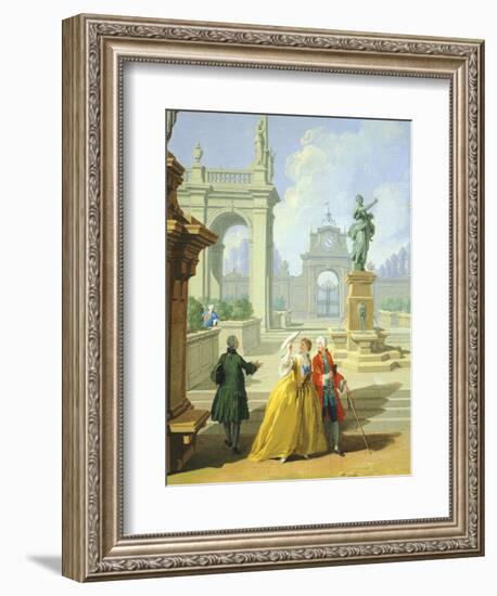 Hours of Day, Afternoon, 1753-1755-Giuseppe Zocchi-Framed Giclee Print