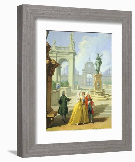 Hours of Day, Afternoon, 1753-1755-Giuseppe Zocchi-Framed Giclee Print