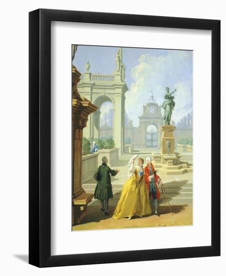 Hours of Day, Afternoon, 1753-1755-Giuseppe Zocchi-Framed Giclee Print