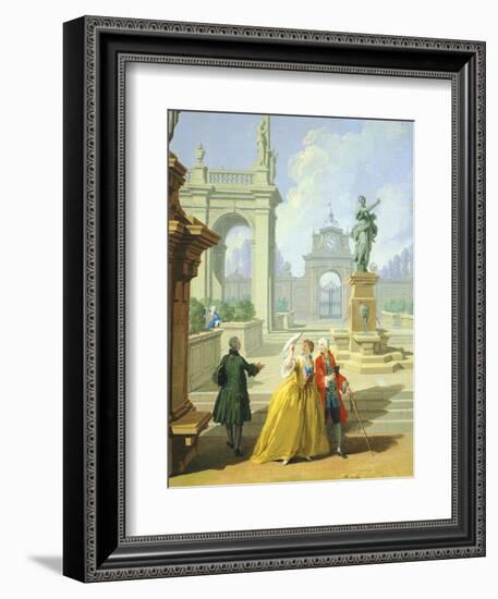 Hours of Day, Afternoon, 1753-1755-Giuseppe Zocchi-Framed Giclee Print