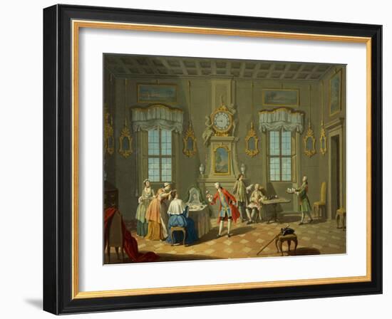 Hours of Day, Morning, 1753-1755-Giuseppe Zocchi-Framed Giclee Print