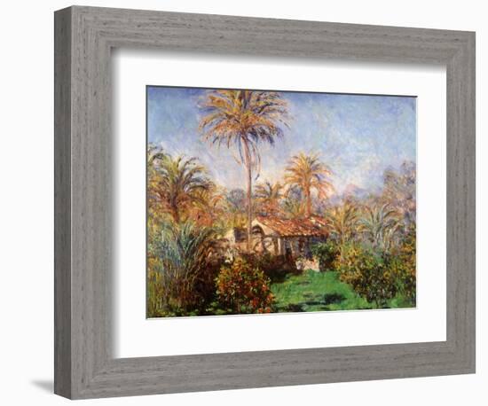 House Among the Palms, 1884-Claude Monet-Framed Giclee Print