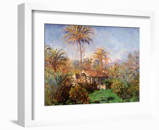 House Among the Palms, 1884-Claude Monet-Framed Giclee Print