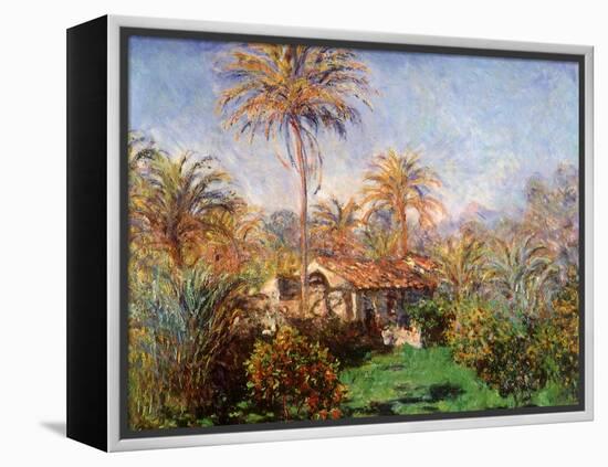 House Among the Palms, 1884-Claude Monet-Framed Premier Image Canvas