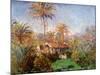 House Among the Palms, 1884-Claude Monet-Mounted Giclee Print