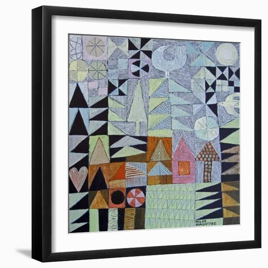 House Amongst Fir Trees-Hilke Macintyre-Framed Giclee Print