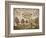 House and Deer Sampler, c.1785-null-Framed Giclee Print