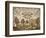 House and Deer Sampler, c.1785-null-Framed Giclee Print