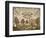 House and Deer Sampler, c.1785-null-Framed Giclee Print